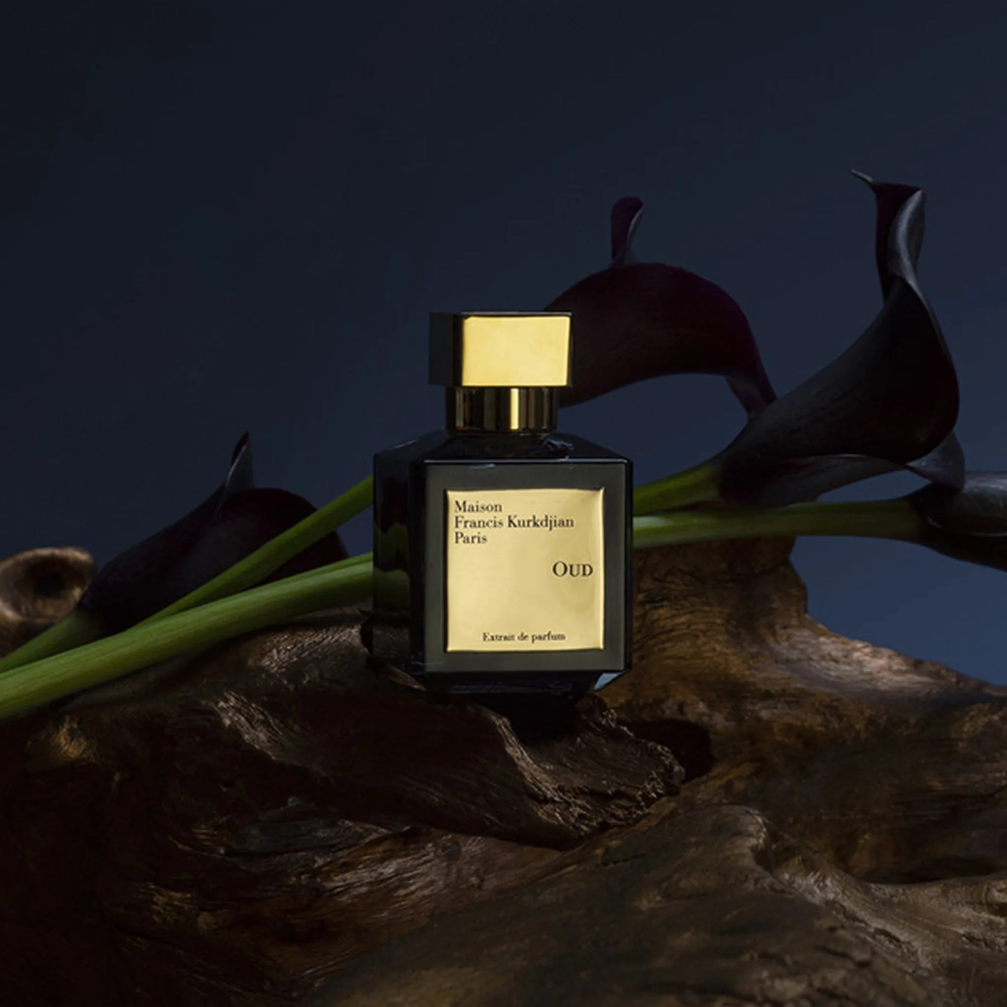 Front view of Maison Francis Kurkdjian Oud Extrait De Parfum 70ml